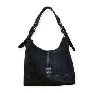 Dooney & Bourke Black Leather Hobo Bag